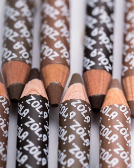 ZOLA Олівець для брів пудровий Powder Brow Pencil Caramel - 3