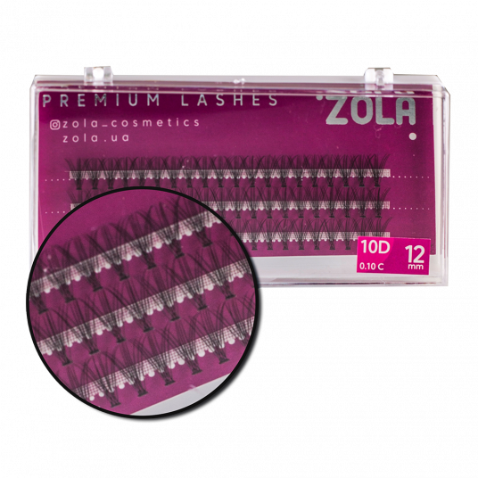 ZOLA Вії-пучки 10D 12 mm - 2