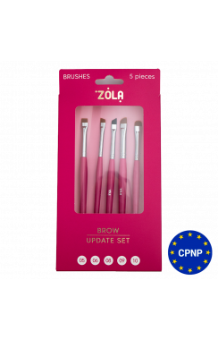 ZOLA Eyebrow Brush Set - Brow Update Set (5 pcs)