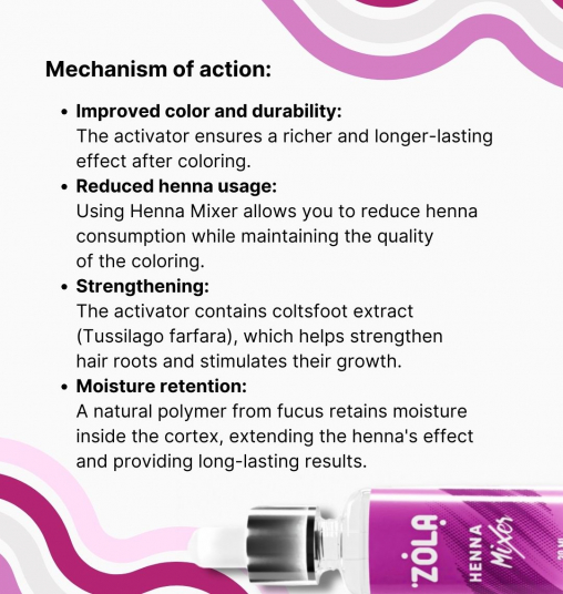 ZOLA Активатор для хни HENNA MIXER - 6