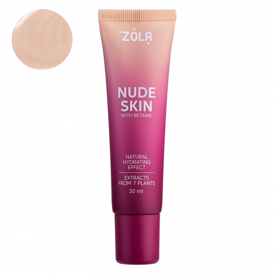 ZOLA Основа тональна NUDE SKIN 01 LIGHT - 1