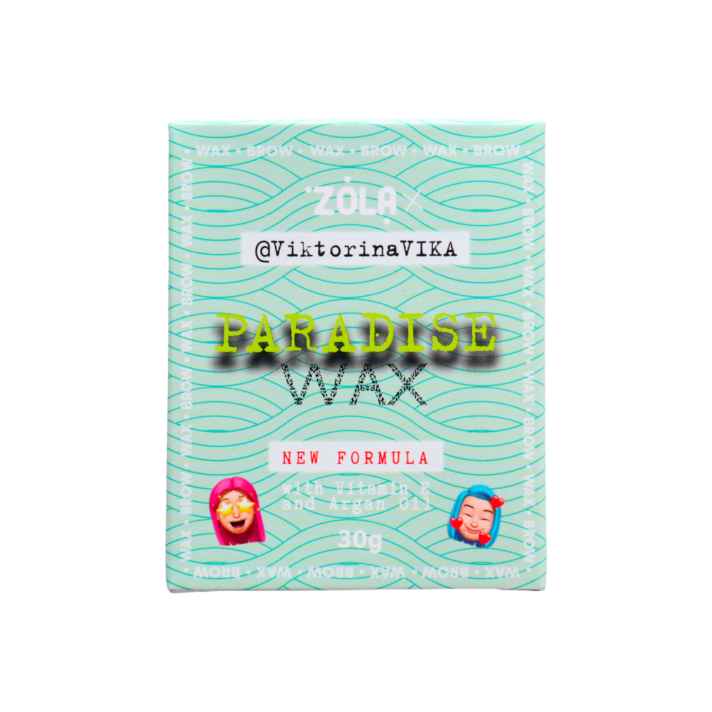 ZOLA Viktorina Vika Віск для брів 30 г Paradise Wax with Vitamin E