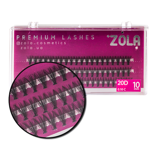 ZOLA Cluster lashes 20D 10 mm - 2