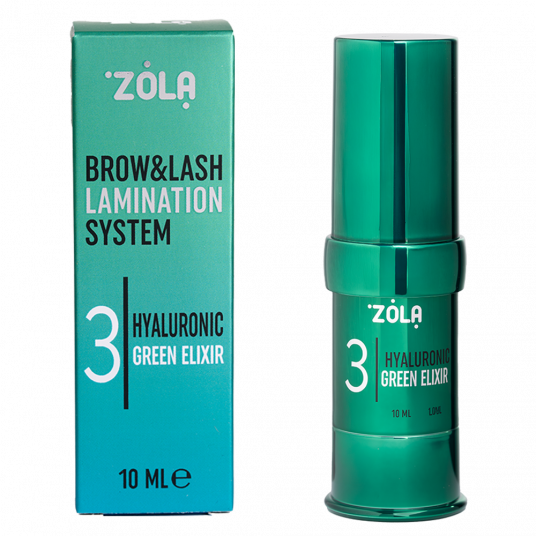ZOLA Color Lab Состав для ламинирования 03 Hyaluronic Green Elixir - 1