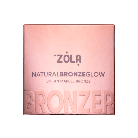 ZOLA Бронзер Natural Bronze Glow 04 Мраморная загорелая бронза Tan Marble Bronze - 3