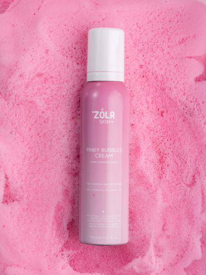 ZOLA SKIN Крем-пінка для вмивання Pinky Bubbles Cream - 3