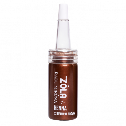 ZOLA x RADU MIRUNA Professional henna for eyebrows 10 g (12 NEUTRAL BROWN) - 1