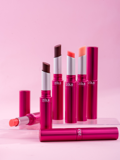 ZOLA Відтінковий бальзам для губ Lip Tint Balm (03 Cherry Natural) - 7