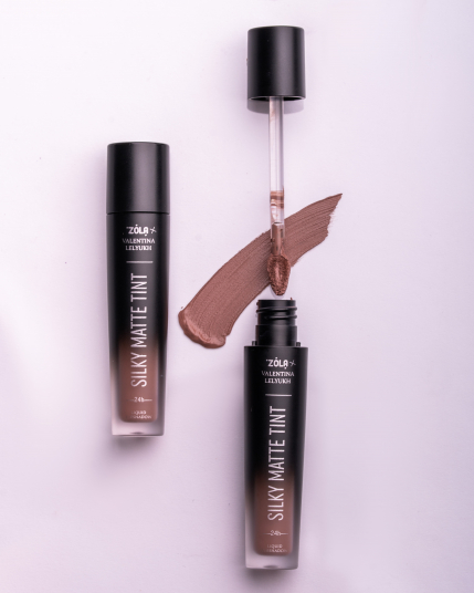 ZOLA x Valentina Lelyukh Жидкие тени для век Silky Matte Tint 07 Smoky Orchid - 3