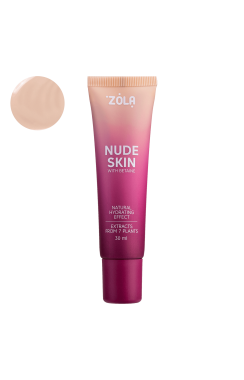 ZOLA Основа тональная  NUDE SKIN 01 LIGHT
