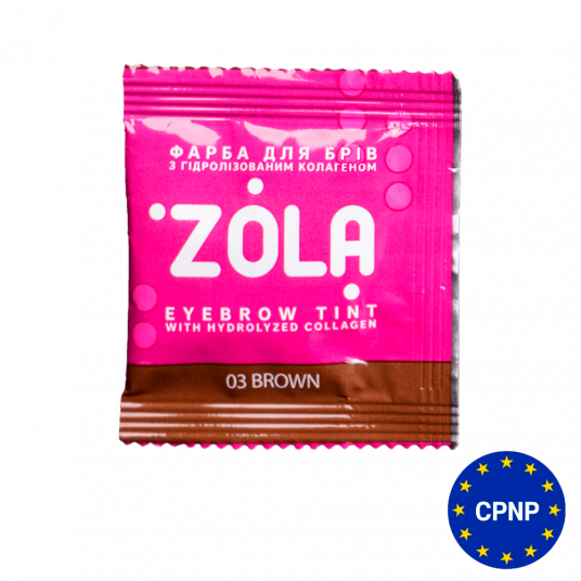 ZOLA Eyebrow Tint With Collagen 03 Brown 5 ml. - 1