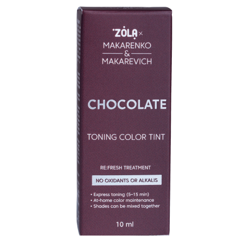 ZOLA x Makarenko x Makarevich Тонирующая краска Toning Color Tint Chocolate10 мл. - 1