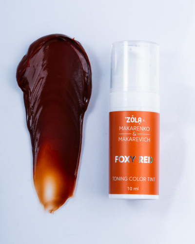 ZOLA x Makarenko x Makarevich Тонирующая краска Toning Color Tint Foxy Red 10 мл. - 4