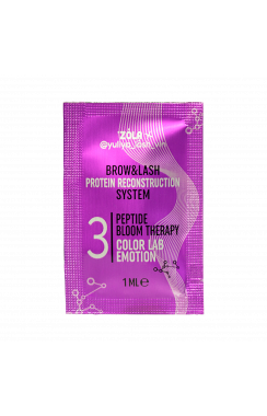 ZOLA x Yuliya Lash Vin COLOR LAB EMOTION Склад для ламінування в саше 03 PEPTIDE BLOOM THERAPY (3 х 1 мл) ZOLA x Yuliya Lash Vin COLOR LAB EMOTION Склад для ламінування в саше 03 PEPTIDE BLOOM THERAPY (3 х 1 мл)
