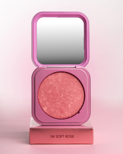 ZOLA Рум’яна Velvet Blush Glow 04 Ніжна троянда Soft Rose - 4