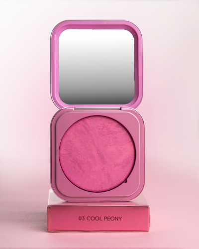 ZOLA Рум’яна Velvet Blush Glow 03 Прохолодна півонія Cool Peony - 4