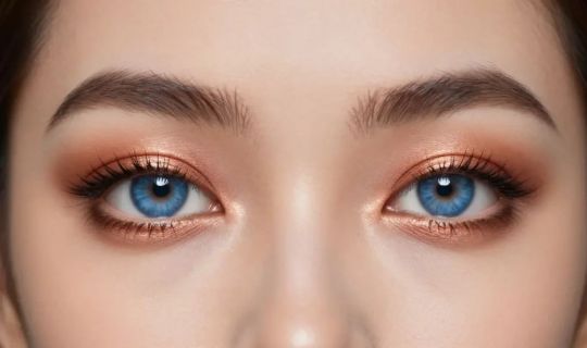 Makeup for blue eyes