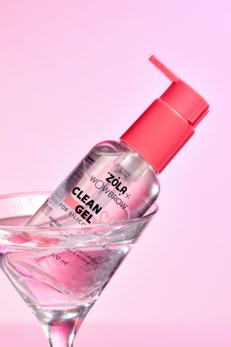 ZOLA x WowBrow Засіб для очищення валиків для ламінації вій CLEAN SIL GEL 100 мл - 3