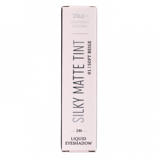 ZOLA x Valentina Lelyukh Жидкие тени для век Silky Matte Tint 01 Soft Beige - 1