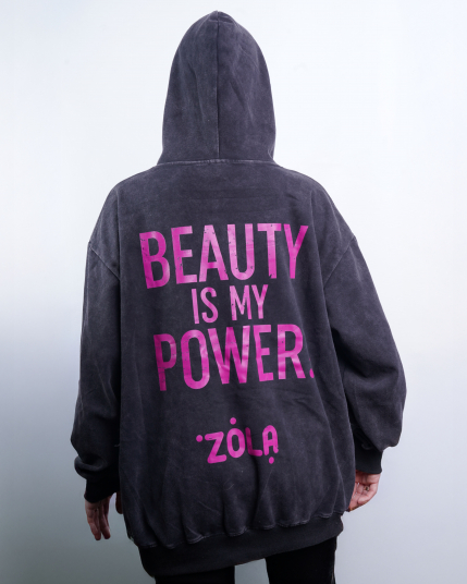 ZOLA Худі Beauty Is My Power Сіре L - 1