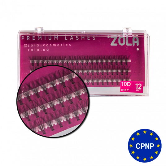ZOLA Вії-пучки 10D 12 mm - 1
