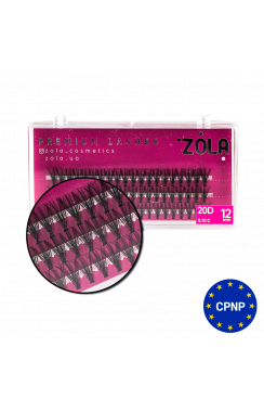 ZOLA Вії-пучки 20D 12 mm ZOLA Вії-пучки 20D 12 mm