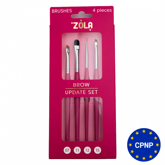 ZOLA Eyebrow Brush Set - Update Set (4 pcs) - 1