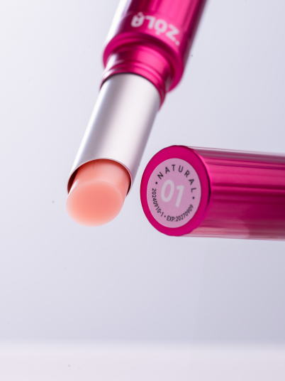 ZOLA Відтінковий бальзам для губ Lip Tint Balm (01 Natural) - 5