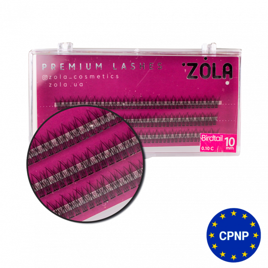 ZOLA Вії-пучки Birdtail 10 mm - 1