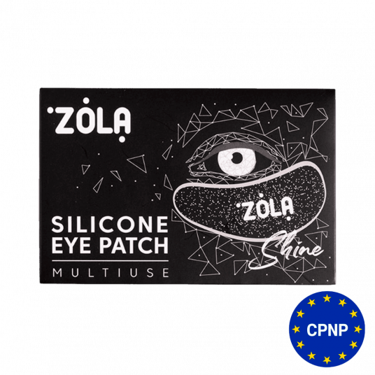 ZOLA Патчи силиконовые многоразовые для глаз (1 пара) (Черные) - 2