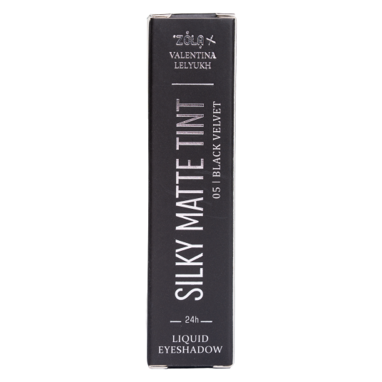ZOLA x Valentina Lelyukh Liquid eyeshadow Silky Matte Tint 05 Black Velvet - 1