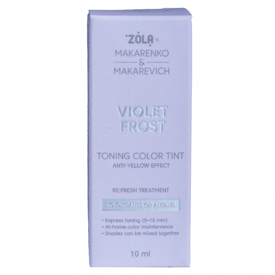 ZOLA x Makarenko x Makarevich Toning Color Tint Violet Frost 10 ml. - 1