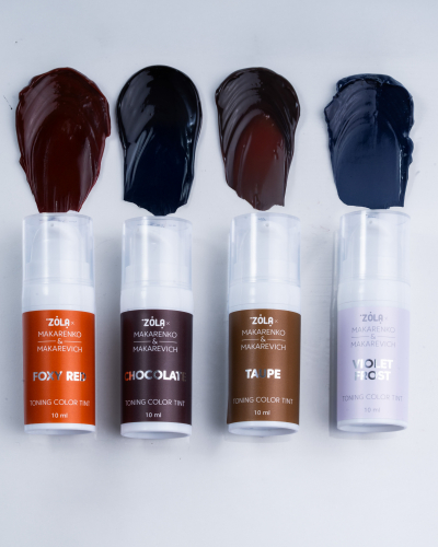 ZOLA x Makarenko x Makarevich Тонирующая краска Toning Color Tint Taupe 10 мл. - 6