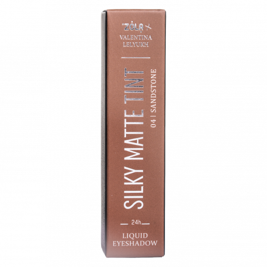 ZOLA x Valentina Lelyukh Рідкі тіні для повік Silky Matte Tint 04 Sandstone - 1