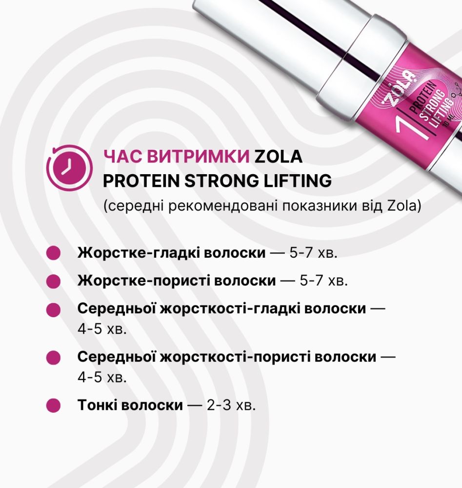 ZOLA Pink Склад для ламінування 01 Protein Strong Lifting купити в