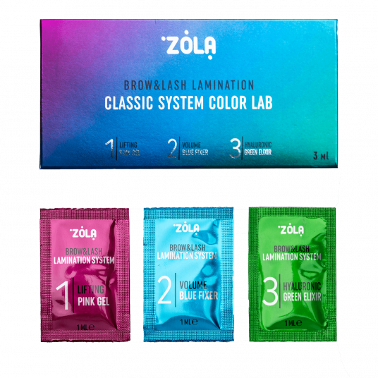 ZOLA Color Lab Набор для ламинирования в саше Step 1, 2, 3 (3 x 1 мл) - 1