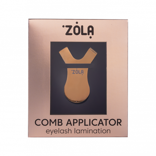 ZOLA Аппликатор-гребень металлический – Золотой - 2