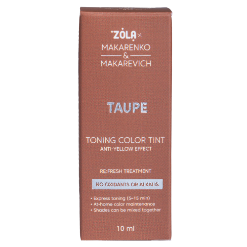 ZOLA x Makarenko x Makarevich Тонирующая краска Toning Color Tint Taupe 10 мл. - 1