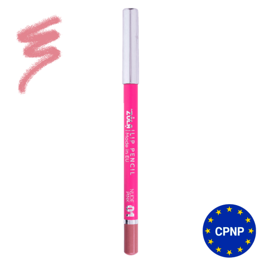 ZOLA Lip Pencil 01 Nude Pink - 1