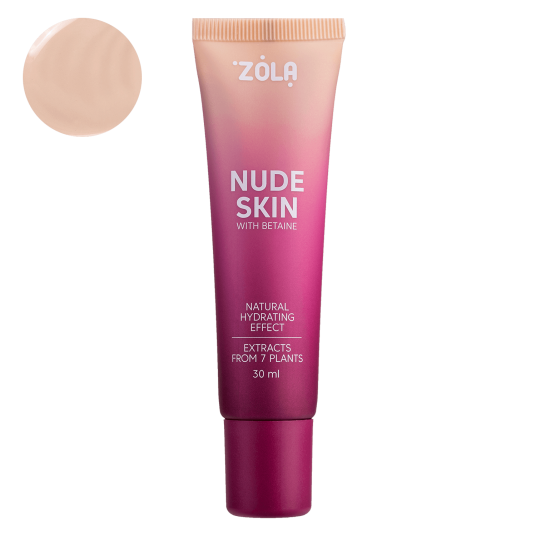ZOLA Основа тональная NUDE SKIN 01 LIGHT - 1