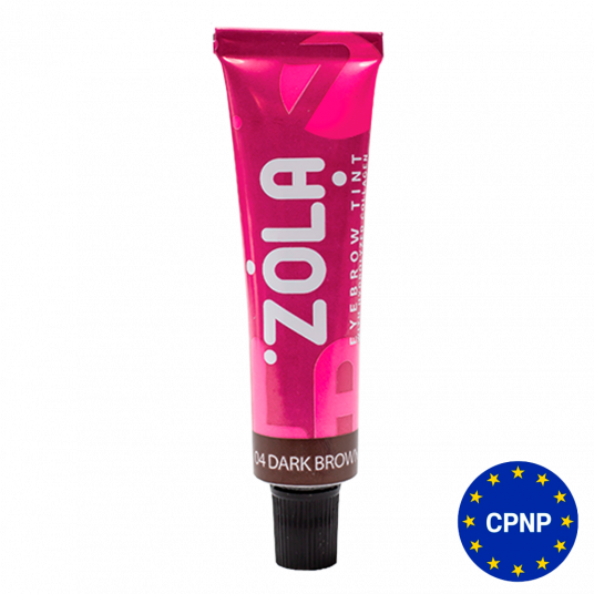 ZOLA Фарба для брів з колагеном Eyebrow Tint With Collagen 04 Dark Brown 15 мл. - 1