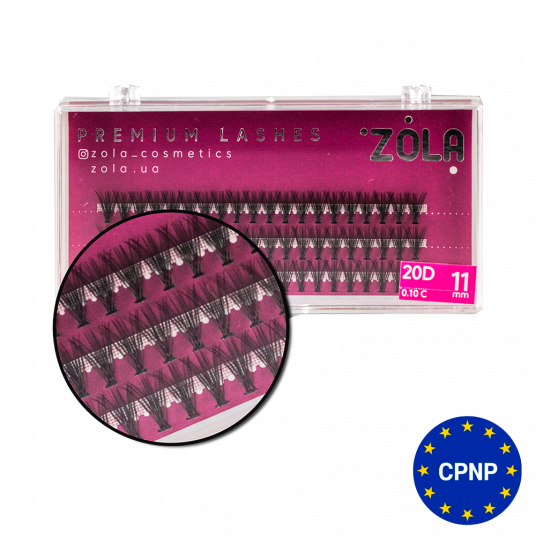 ZOLA Вії-пучки 20D 11 mm - 1