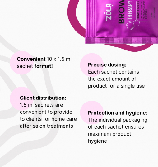 ZOLA Реструктуризирующий мембранно-липидный комплекс Brow Therapy 1,5 мл х 10 шт. - 8