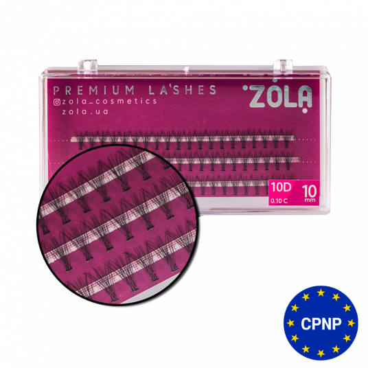 ZOLA Ресницы-пучки 10D 10 mm - 1