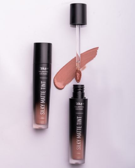 ZOLA x Valentina Lelyukh Рідкі тіні для повік Silky Matte Tint 08 Pink Opal - 3