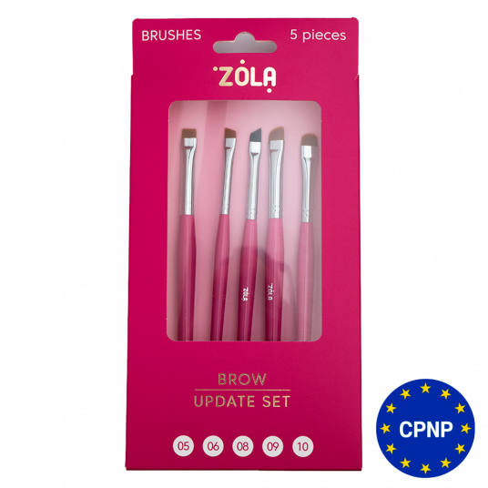ZOLA Eyebrow Brush Set - Brow Update Set (5 pcs) - 1