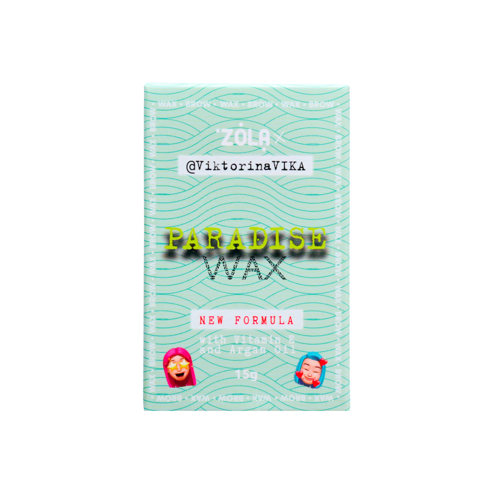 ZOLA Viktorina Vika Віск для брів 15 г Paradise Wax with Vitamin E