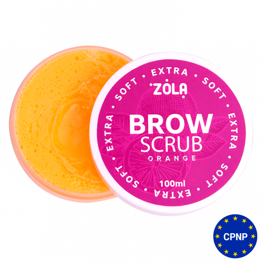 ZOLA Скраб для бровей Extra Soft Апельсин 100 мл - 1