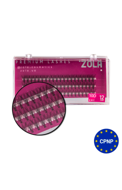 ZOLA Ресницы-пучки 10D 12 mm